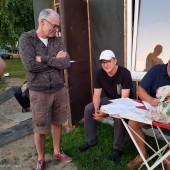 Towarzystwo Lotnicze Świebodzice kurs podstawowy 2018 dzień 7, Pierwszy pilot na kursie i jego instruktor. Brawo!