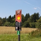 Cerna Hora lipiec 2014, Widok z oficjalnego lądowiska.