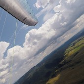 Monte Mieroszów - Paragliding Fly, W stronę Szpiczaka