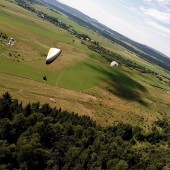 Mieroszów - Paraglidnig Fly, Skrobanie się na żagiel.