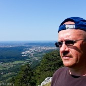 Lijak - drugi lotny dzień., Nova Gorica jak na dłoni.