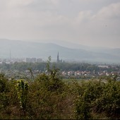 Bielawa - Łysajka, Widok ze stoku na lewą stronę - panorama Bielawy